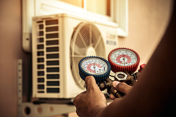 Professional Hvac Installation technician working in West Greenwich, RI